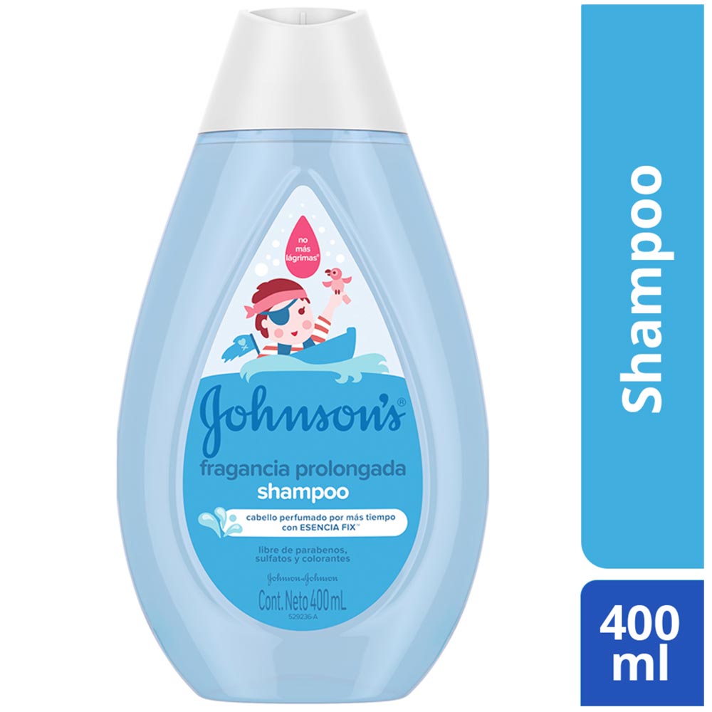 Shampoo para Bebé JOHNSON'S BABY Fragancia Prolongada Frasco 400ml