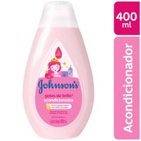 Acondicionador para Bebé JOHNSON'S BABY Gotas de Brillo Frasco 400ml