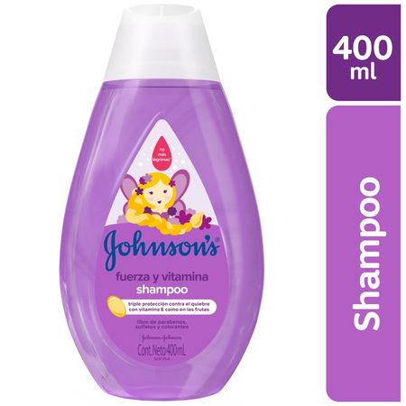 SHAMPOO JOHNSON´S BABY FUERZA Y VITAMINA x 400 ml