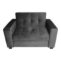 Sofá Cama Baraka Home Madison 1 .5 Plz Gris Claro