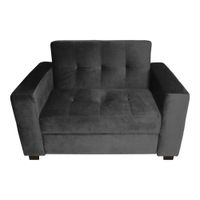 Sofá Cama Baraka Home Madison 1 .5 Plz Gris Oscuro