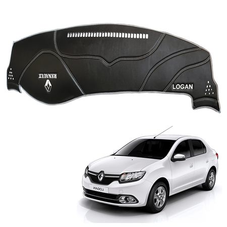 Protector de Tablero Para RENAULT LOGAN 2015 en Tacto Cuero - Protección y Estilo Superior