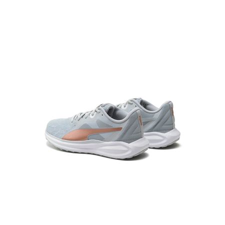 Zapatillas Puma Twitch Runner Metallic 378548 02 Original Color Gris Para Mujer Nezmun Talla 35.5