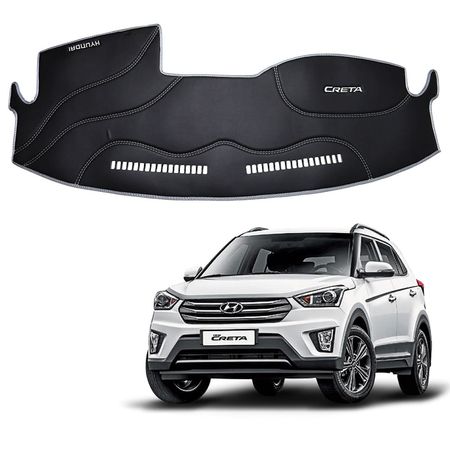 Protector de Tablero Para  HYUNDAI CRETA 2021 en Tacto Cuero - Protección y Estilo Superior