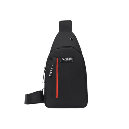 Bandolera Morral Hombre de nylon - Negro