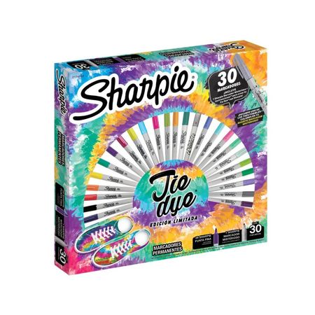 Sharpie Punta Fina Tie Dye Ruleta x30