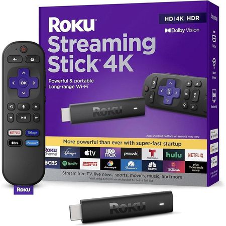 Dispositivo De Streaming Roku Roku Streaming Stick 4K 4K Negra