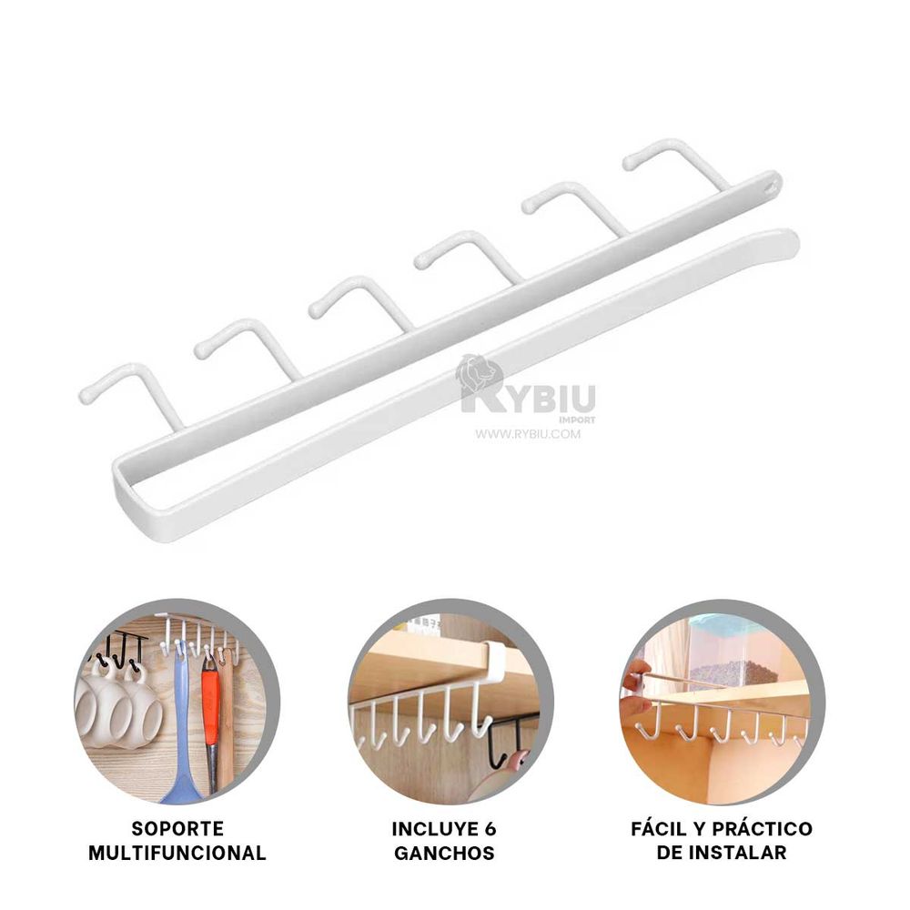 Ganchero para Colgar Tazas Color Blanco Y+Post-it adhesivos | plazaVea ...