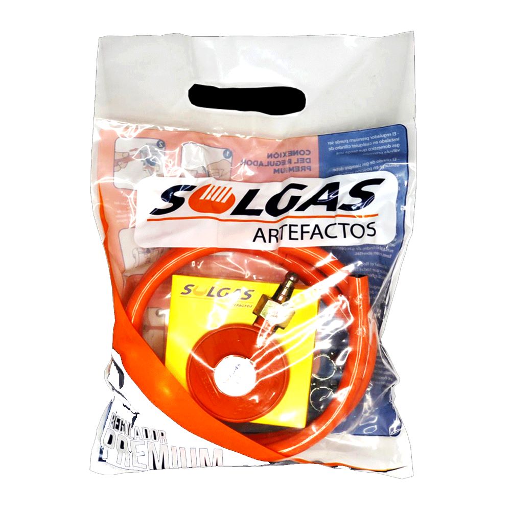 Kit regulador de gas Premium SOLGAS