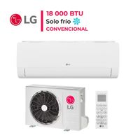 Aire Acondicionado LG Split De 18,000 BTU/H Convencional Frío Solo