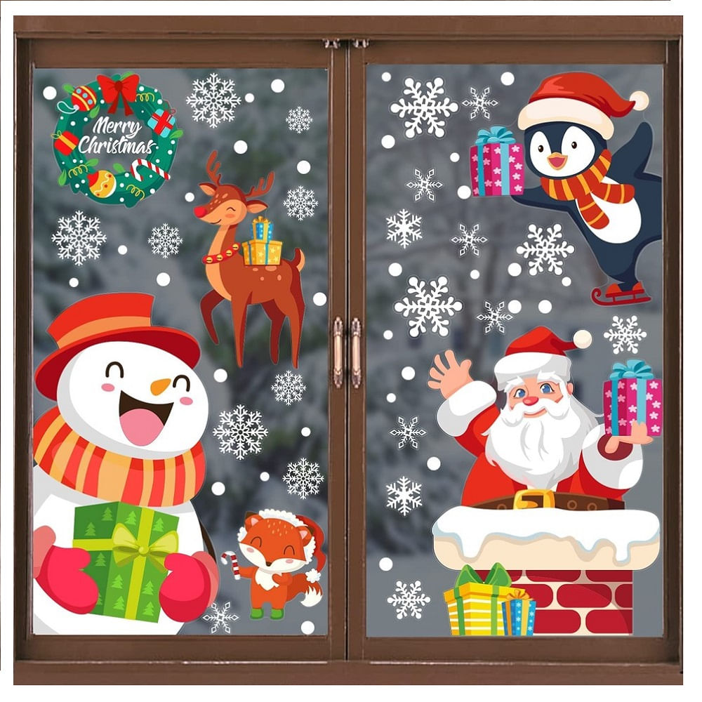 Pegatinas Navidenas Stickers Adhesivos para Decorar en Navidad