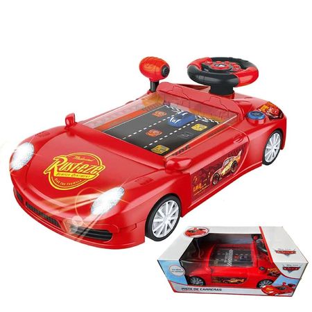 Juguete Coche de Carrera Consola  CARS con Luces y Sonido