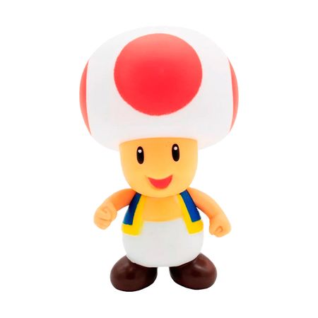 Muñeco Juguete Super Mario Bros - Honguito Toad 10cm