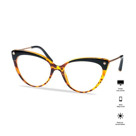 Lentes Oftalmicos Soolala Animal Print con Filtro Azul UV400 Talla Unica