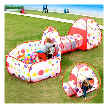 Carpa Bonito de 3 Piezas Niños Celeste Y+Papel de Regalo