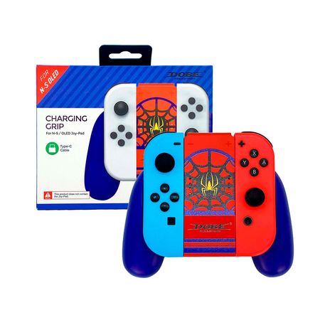 Handgrip Joy Con Para Nintendo Switch Fat y Oled Azul