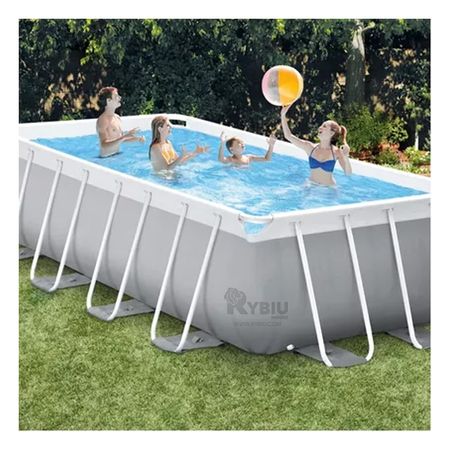 Piscina Rectangular con Parante Ideal para El Verano