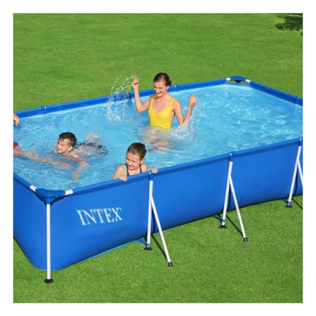 Piscina Grande en Larga en Celeste Y+Regalo Agendita