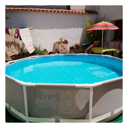 Piscina Redonda con Parantes Ideal para El Verano