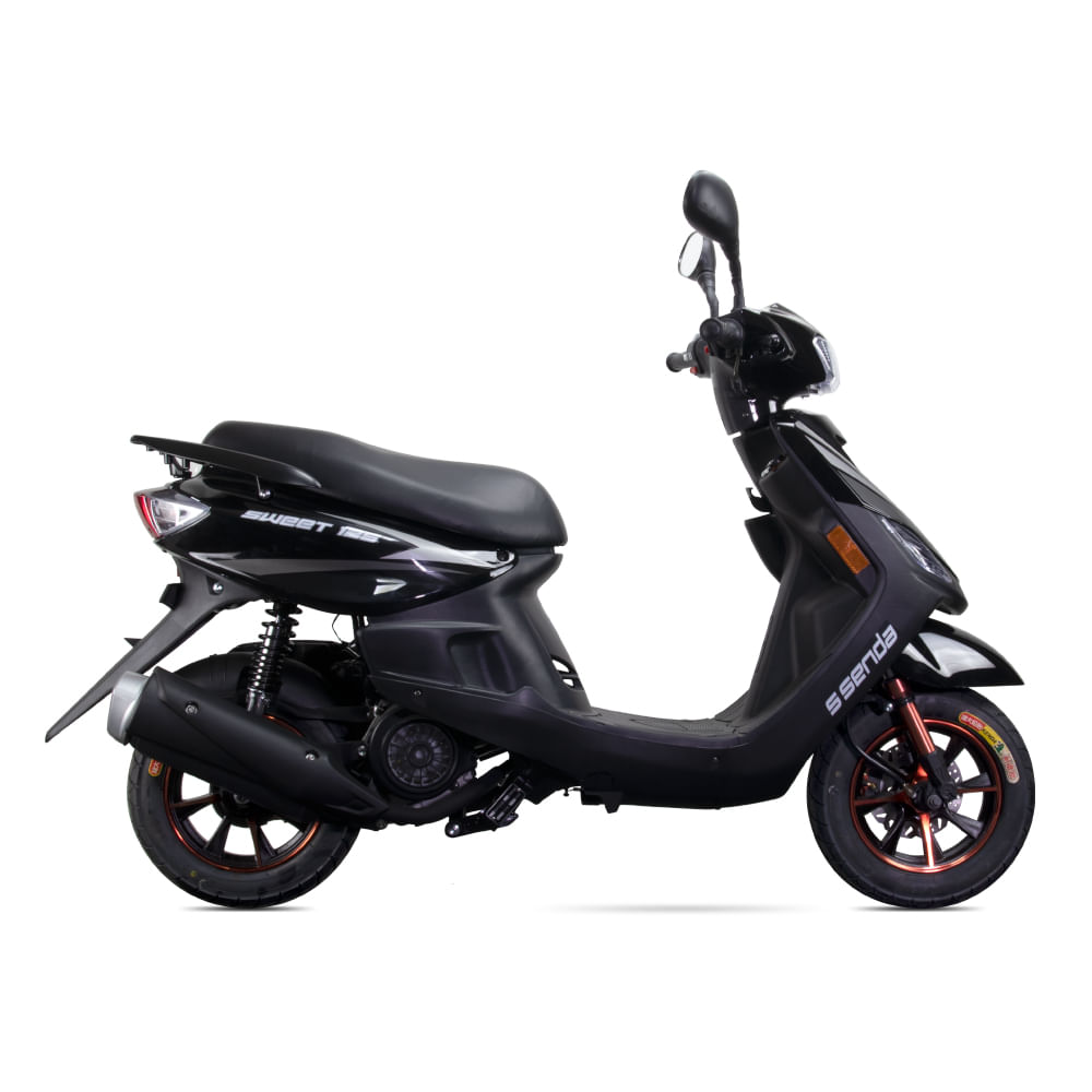 Motocicleta Ssenda Scooter Sweet 125 Negro