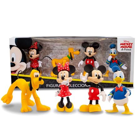 Set de Figuras Articulables Mickey Mouse y sus Amigos