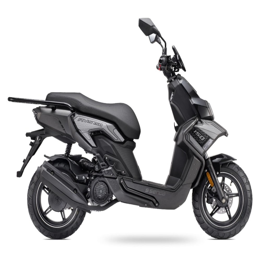Motocicleta Ssenda Scooter RVS 150 Negro