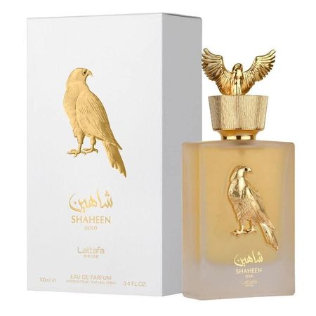 Shaheen Gold de Lattafa, fragancia dulce y afrutada en 100 ml.