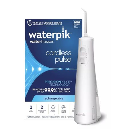 Irrigador Bucal Waterpik Inalambrico 2 Boquillas Carga Usb