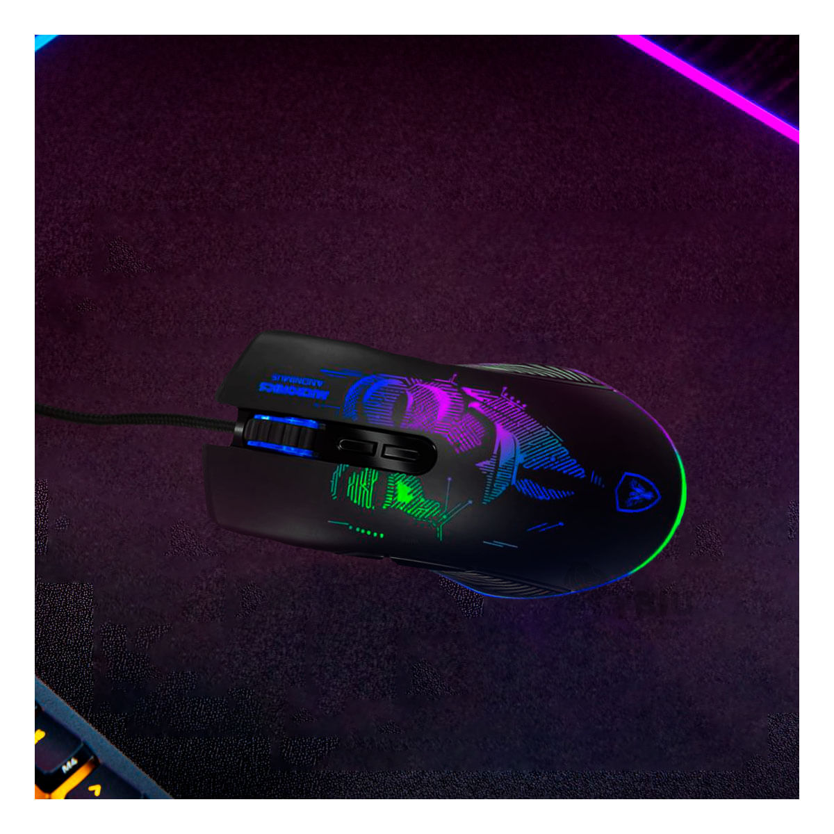 Mouse de Navegacion Sencilla y Control Fluido Negro