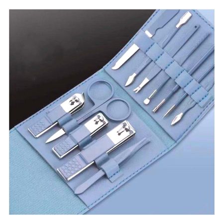 Set Perfecto para Manicure y Pedicure en Celeste Y+Stickers