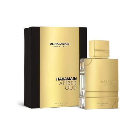 Al Haramain Amber Oud EDP unisex, fragancia oriental amaderada