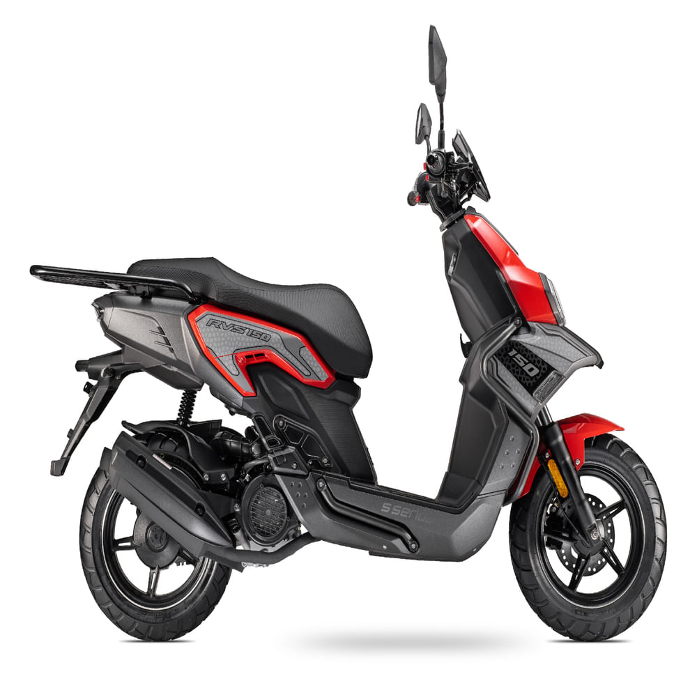 Motocicleta Ssenda Scooter RVS 150 Rojo