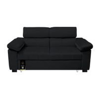 Sofá Cama Baraka Home Baltimore 2 Plz - Negro