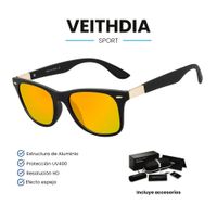 Lentes de Sol VEITHDIA Sport - Polarizados - UV400 - Red
