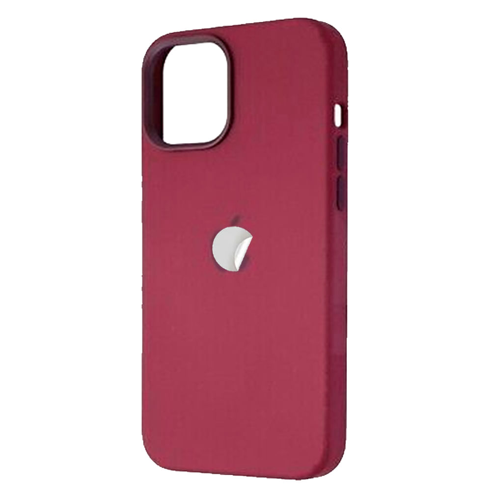 Funda Silicone Case Para iPhone 16 Pro Guinda