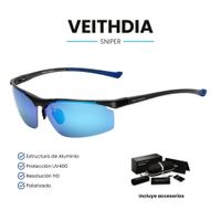 Lentes de Sol Veithdia Sniper - Polarizados - UV400 - Celeste
