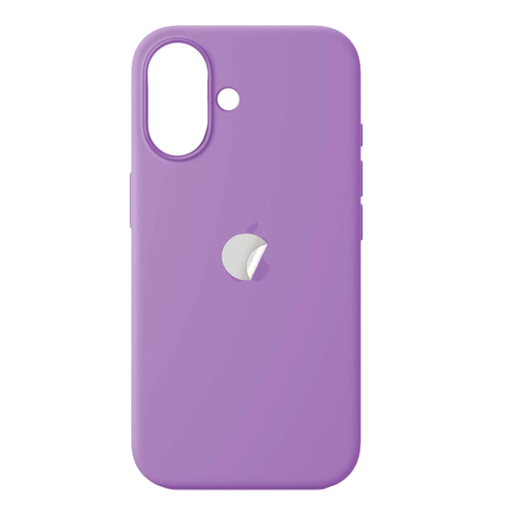 Funda Silicone Case Para iPhone 16 Plus Lila
