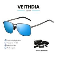 Lentes de Sol VEITHDIA Ultra - Polarizados - UV400 - Celeste
