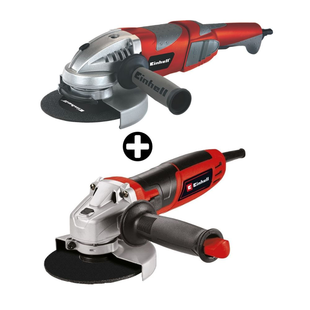 COMBO Einhell: Amoladora 4 1/2" 850w Tc-ag 125 + Amoladora R