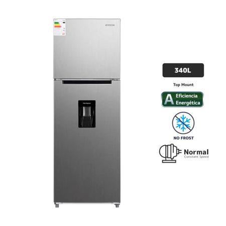 Refrigeradora Tm 340 litros Vcm Inox Blackline