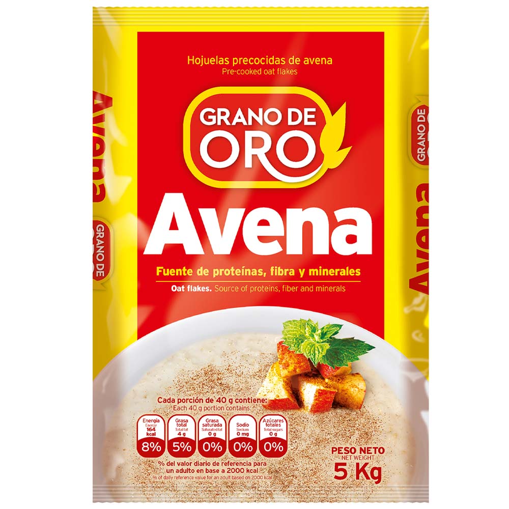 Avena Precocida GRANO DE ORO Bolsa 5Kg