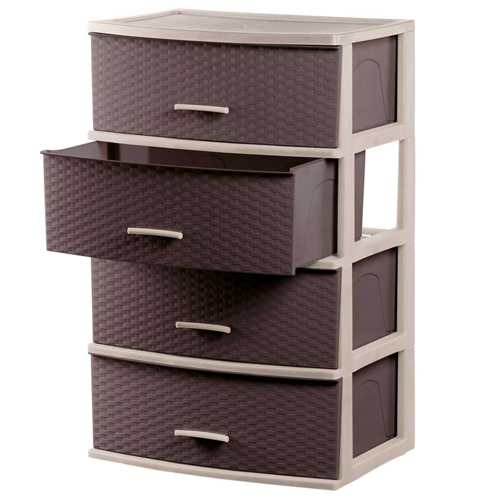 Cómoda POLINPLAST Ratán Happy N°4