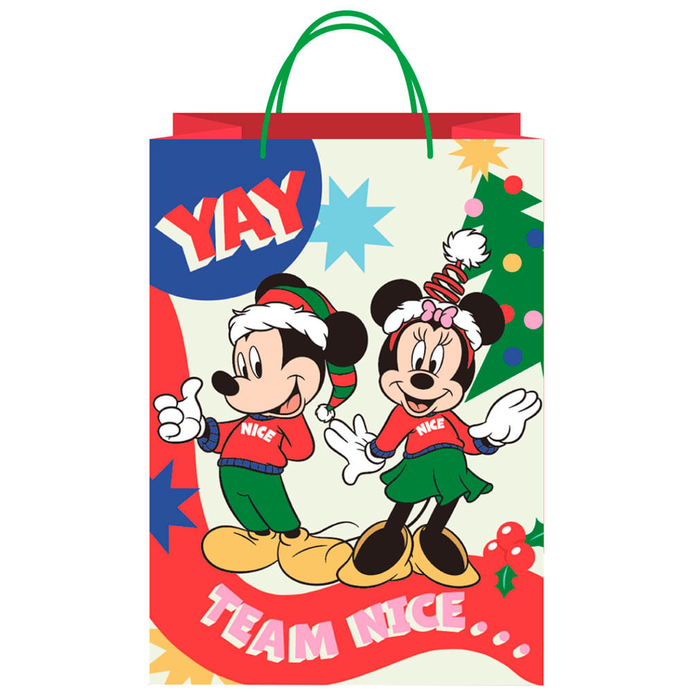 Bolsa Navideña Grande Disney DGREGALOS