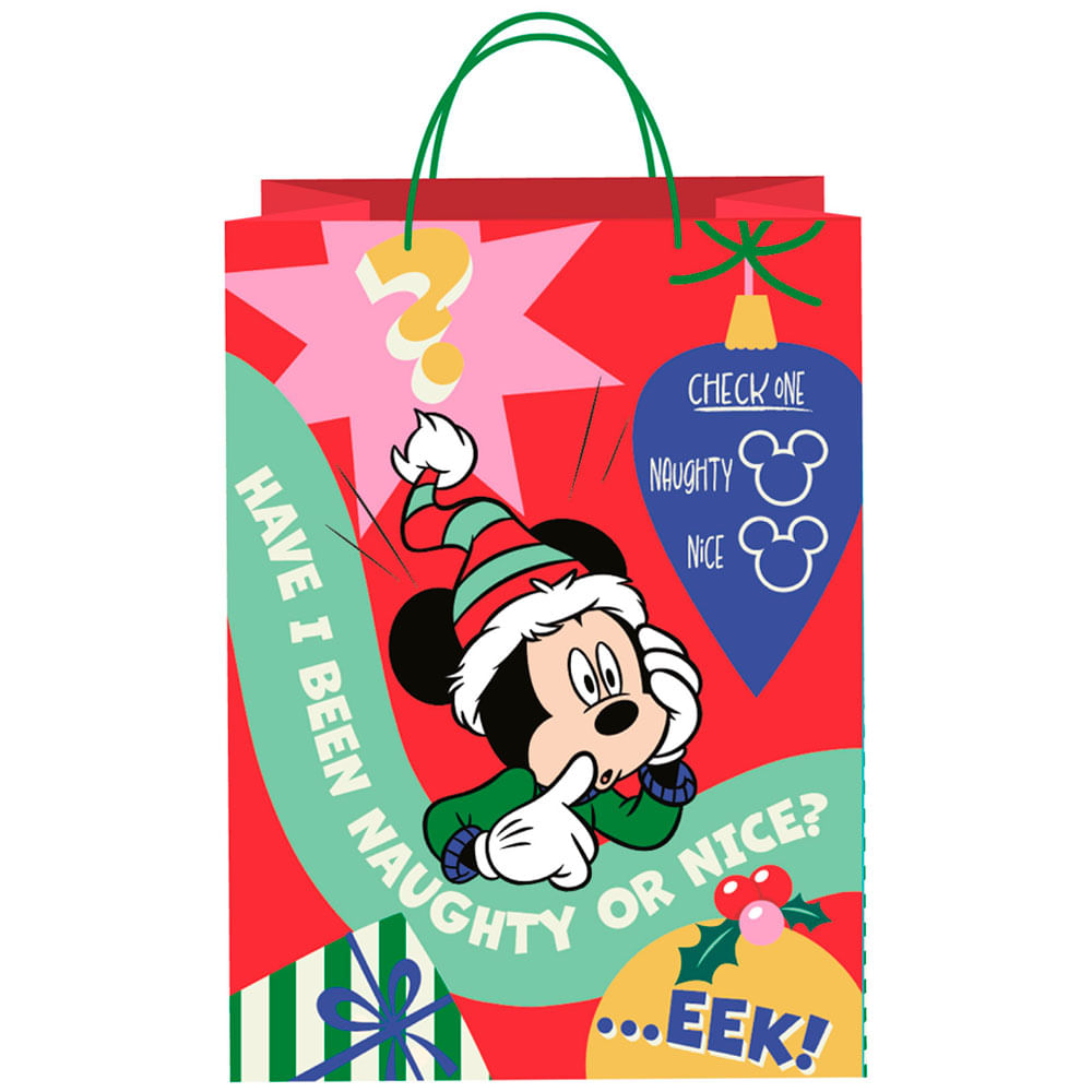 Bolsa Navideña Xgrande Disney DGREGALOS