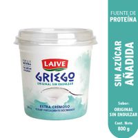 Yogurt Griego LAIVE Original sin Endulzar Pote 800g