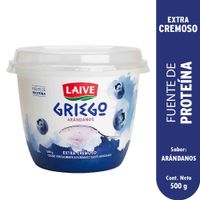 Yogurt Griego LAIVE Arándanos Pote 500g