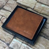 Billetera de cuero Menbense - Elegante M2 - Marrón