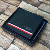 Billetera de cuero Menbense - Elegante M4 - Negro