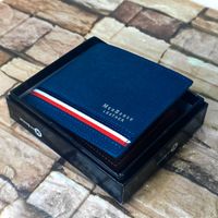 Billetera de cuero Menbense - Elegante M4 - Azul
