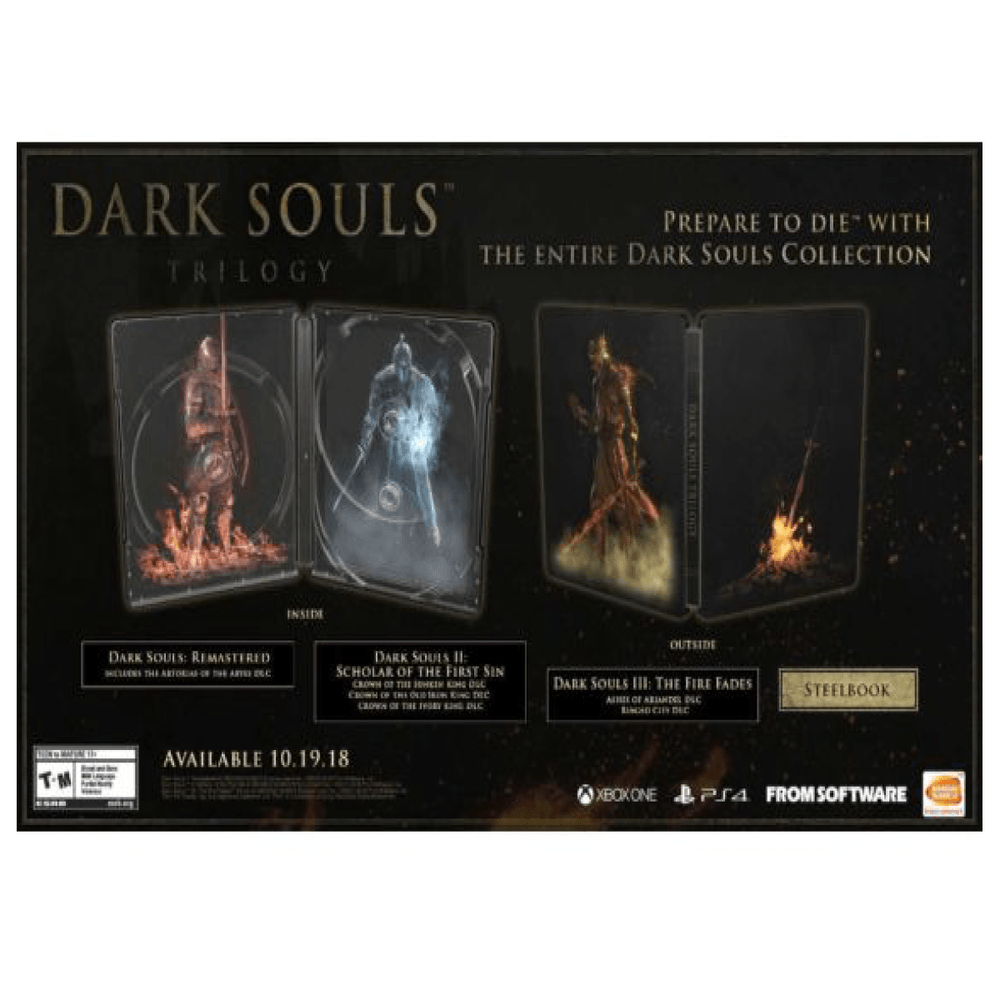 Dark souls trilogy ps4 что входит